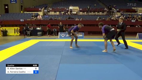 Roger Allen Santos vs Anderson Ferreira Coelho Filho 2024 Pan IBJJF Jiu-Jitsu No-Gi Championship