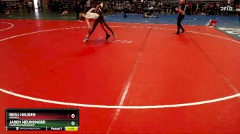110 lbs Semifinal - Jaden Neunsinger, Chaska/Chanhassen vs Beau Haugen, MAHACA