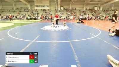 138 lbs Rr Rnd 3 - Eli Thornton, MF Savages vs Carter Pauley, University Hawks Wrestling Club