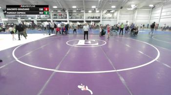 74 lbs 3rd Place - Giacinto Graziano, Tewksbury vs Faroah Cepeda, Providence BTS