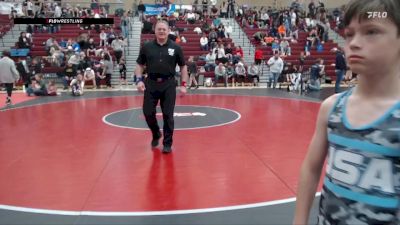 67 lbs Quarterfinal - Zavior Zaine McKay, Fighting Squirrels Wrestling Club vs Ben Brown, Kuna Klub