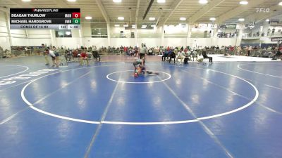 81 lbs Consi Of 16 #2 - Deagan Thurlow, Maine Hammahs vs Michael Hardgrove, Overcomer Training Center