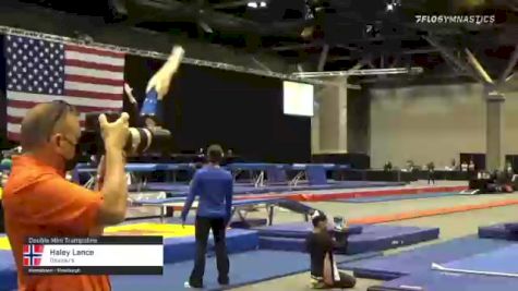 Haley Lance - Double Mini Trampoline, DeVeau's - 2021 USA Gymnastics Championships