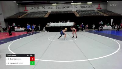 120 lbs Consolation - Cody Buenger, Lassiter Jr Trojans Wrestling Club vs Avery Lipscomb, Woodland Wrestling