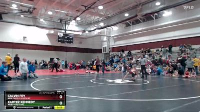 42-46 lbs Quarterfinal - Karter Kennedy, Webo Youth WC vs Calvin Fry, New Castle Youth WC