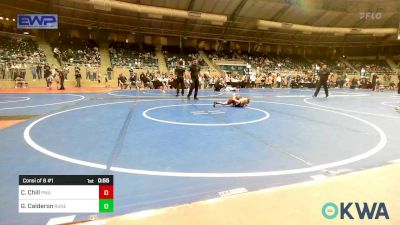 52 lbs Consi Of 8 #1 - Chance Chill, Perry Wrestling Academy vs Grasyn Calderon, Runestone