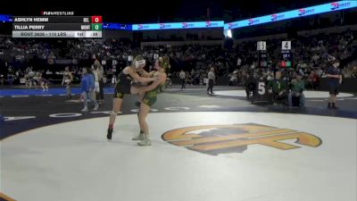 110 lbs Consi Of 16 #2 - Ashlyn Hemm, Del Oro (SJ) vs Tillia Perry, Monterey (CC)