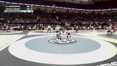 126 lbs 5th Place Match - A.J. Dubendorfer, Whitmer vs Michael Rusinko, Strongsville