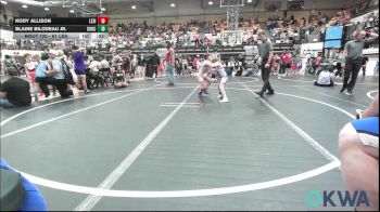 61 lbs Consi Of 8 #2 - Kody Allison, Lexington Wrestling Club vs Blaine Bilodeau Jr., Choctaw Ironman