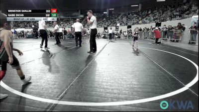 40 lbs Final - Lane Carrier, Raw Wrestling Club vs Kase Zappone, Barnsdall Youth Wrestling