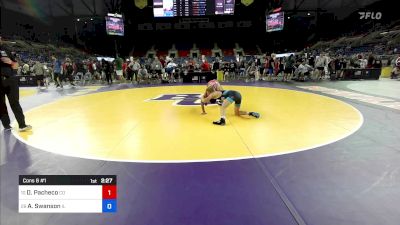 106 lbs Cons 8 #1 - Dominic Pacheco, CO vs Augustus Swanson, IL