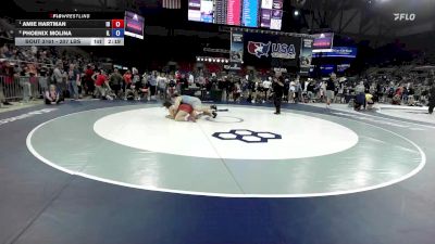 207 lbs Quarters - Amie Hartman, ID vs Phoenix Molina, IL
