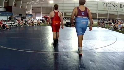 285 lbs Oliver Dykes, Iowa Red vs Carter Reis, Pennsylvania Red