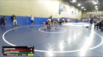 113 lbs Champ. Round 1 - Lucas Hernandez, Bakersfield vs Jacob Monge, Selma