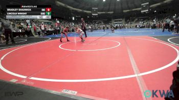 55 lbs Quarterfinal - Bradley Shadwick, Berryhill Wrestling Club vs Lincoln Wright, Broken Arrow Wrestling Club