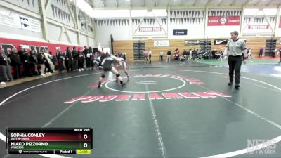 125 (127) Champ. Round 2 - Sophia Conley, Justin-Siena vs Miako Pizzorno, Windsor