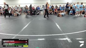 113 lbs Finals (2 Team) - Anthony Mucci, TDWC vs Aaron Wescott, U2 Upstate Uprising