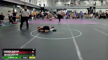 64 lbs Round 4 (8 Team) - Mathew Barlow, U2 Upstate Uprising vs Bryson Bistline, Mat Assassins