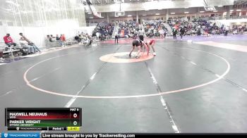 149 lbs Cons. Round 2 - Parker Wright, Ottawa University vs Maxwell Neuhaus, WMD