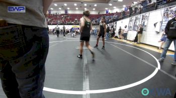 90 lbs Round Of 16 - David Salazar, OKC Saints Wrestling vs Brayden Merritt, TWolves Youth Wrestling