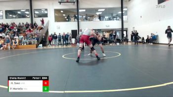 184 lbs Champ. Round 2 - Kyle Saez, Indianapolis vs Paul Martello, Thomas More