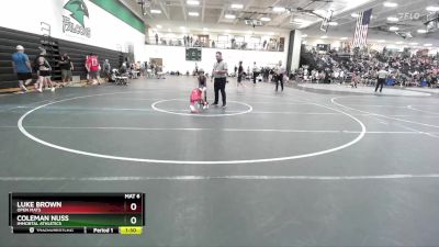 55 lbs Round 5 - Luke Brown, Open Mats vs Coleman Nuss, Immortal Athletics