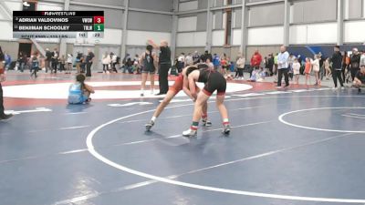 115 lbs Semis - Benjiman Schooley, Team Real Life Wrestling vs Adrian Valdovinos, Victory Wrestling-Central WA