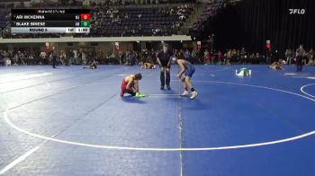 95 lbs Round 5 - Ari McKenna, Maverick Elite vs Blake Briese, Amery Warrior`s