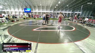 120 lbs Round 1 (8 Team) - Remington Judd, Arizona vs Carson Giannotti, North Carolina