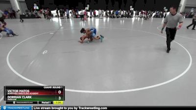 106 lbs Champ. Round 1 - Victor Matos, Boneyard Wrestling Academy vs Dorrian Clark, Missouri