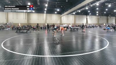 145 lbs Rr Rnd 1 - Zoe Delgado, Casa De Lucha vs Julietta Pearson, Coastline Wrestling Academy