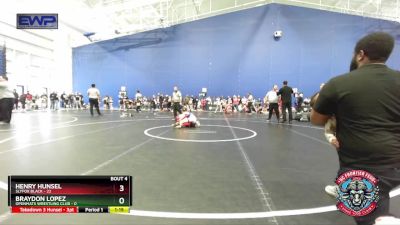 64 lbs Placement (4 Team) - Henry Hunsel, Slyfox Black vs Braydon Lopez, OpenMats Wrestling Club