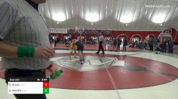 165 lbs Consolation - Dustin Gross, Central Michigan vs Caleb Hetrick, Clarion