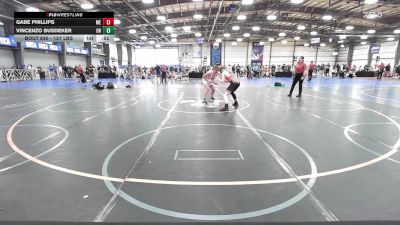 127 lbs Consi Of 32 #1 - Gabe Phillips, ME vs Vincenzo Busdeker, OH