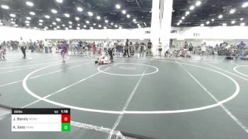 65 lbs Semifinal - Johnathan Bandy, Monster Garage vs Kingston Sato, Team Aggression