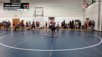 193-209 lbs Quarterfinal - Wesley Hendrickson, Warrior RTC vs Sebastian Sanderson, Tinley Park Titans