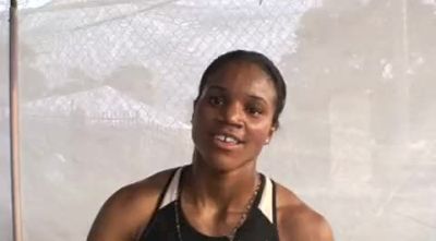 Angele Cooper Texas 400H qualifer 2010 NCAA West Preliminary