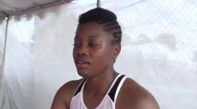 Latoya Greaves Oklahoma after 100 hurdle rounds 2010 NCAA West Preliminary