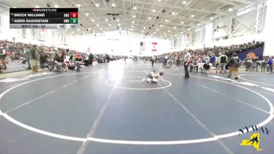 63 lbs Champ. Round 2 - Brock Williams, Akron Wrestling Club vs Aiden Daghestani, NWAA