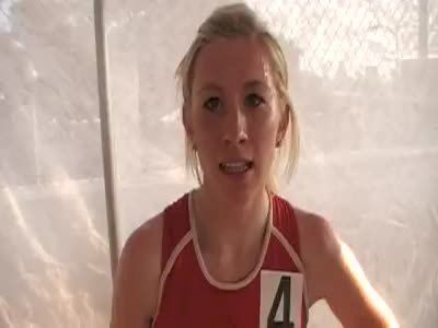 Lucy Yates Utah after qualifying for 800 2010 NCAA West Preliminary