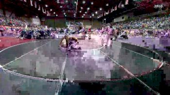 138 lbs Champ. Round 3 - Cael Puderbaugh, Basehor-Linwood vs Luca Rios, College Park