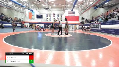 215 lbs Semifinal - Eduardo Antunez, Evergreen Park vs Joseph Hunt, Normal (University)