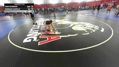 126 lbs Round 3 (8 Team) - Cash OConnor, Cameron B vs Jeremiah Castillo, Roncalli B