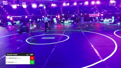 285 lbs Quarterfinal - Kaidan Netherton, Baca County Brawlers vs Charles Swick, Eaglecrest WC