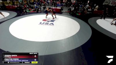 215 lbs Cons. Round 5 - Joseph Smith, California vs Preston Dixon, Junipero Serra High School Wrestling