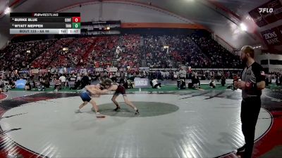 6A 98 lbs Quarterfinal - Wyatt Meppen, Thunder Ridge vs Burke Blue, Centennial