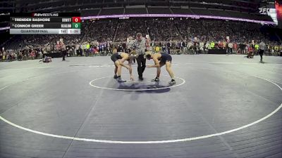 D2-138 lbs Quarterfinal - Trenden Bashore, DeWitt HS vs Connor Greer, John Glenn HS (Bay City)