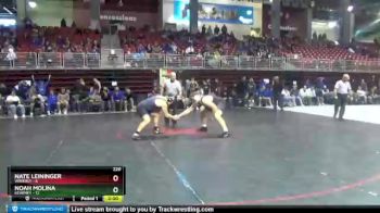 220 lbs Round 3 (3 Team) - Nate Leininger, Waverly vs Noah Molina, Kearney