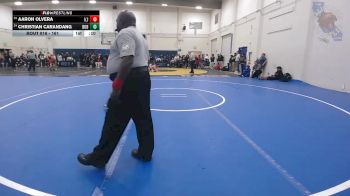 161 lbs Cons. Round 2 - Aaron Olvera, Independence (San Jose) vs Christian Carandang, Dublin