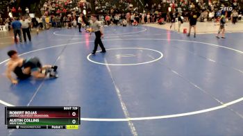 132 lbs Quarterfinal - Robert Rojas, Lincoln Southeast Highschool vs Austin Collins, Wray Eagles